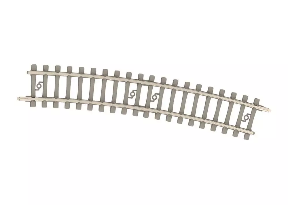 Trix 14517 - Gleis gebogen R3 329,0mm 15° Betonschwelle N 1:160