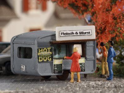 Vollmer 47619 - Verkaufswagen Fleisch & Wurst N 1:160