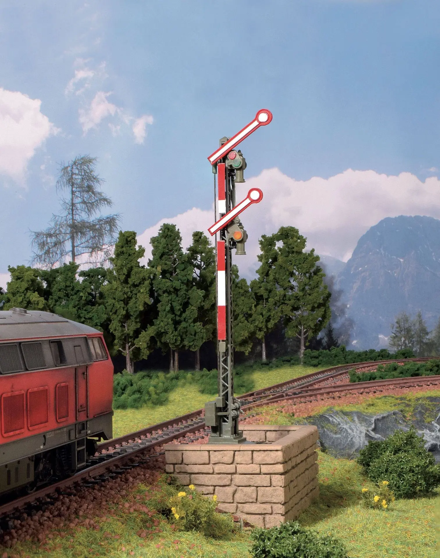 Viessmann 4701 - Digital Form Hauptsignal mit 2 gekoppleten Flügeln H0 1:87