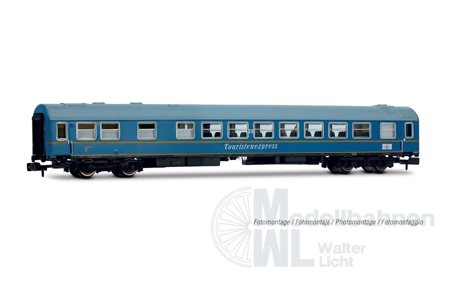 Arnold 4481 - Personenwagen Set DR Ep.III 4.tlg. Tourex Set 2 N 1:160