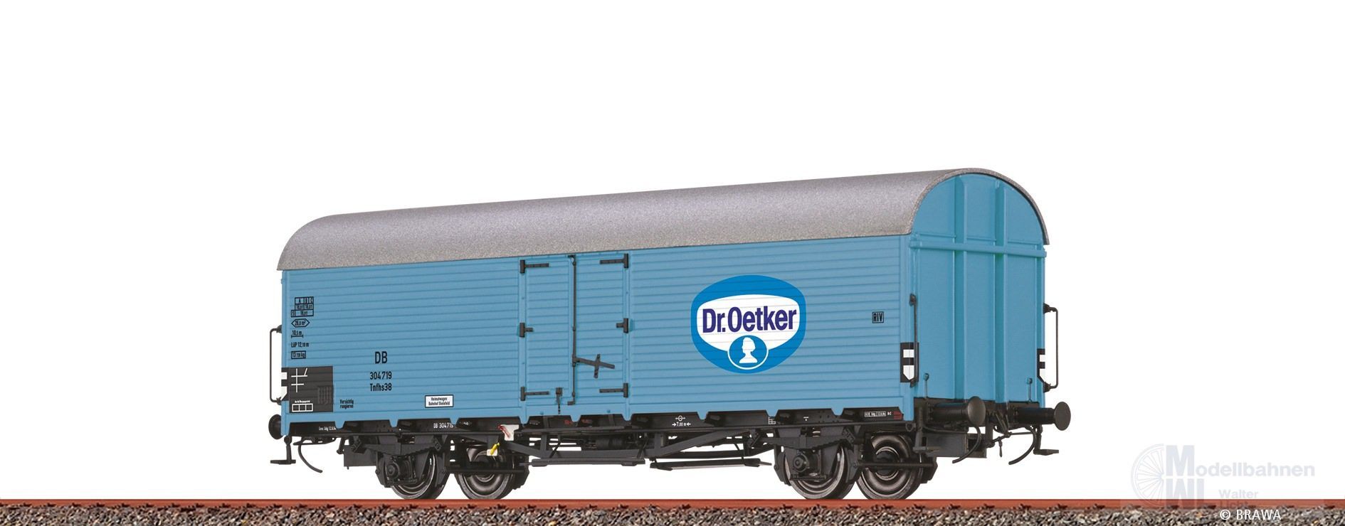 Brawa 47645 - Kühlwagen DB Ep.III Dr. Oetker H0/GL Brawa 47645 - Kühlwagen DB Ep.III Dr. Oetker H0/GL