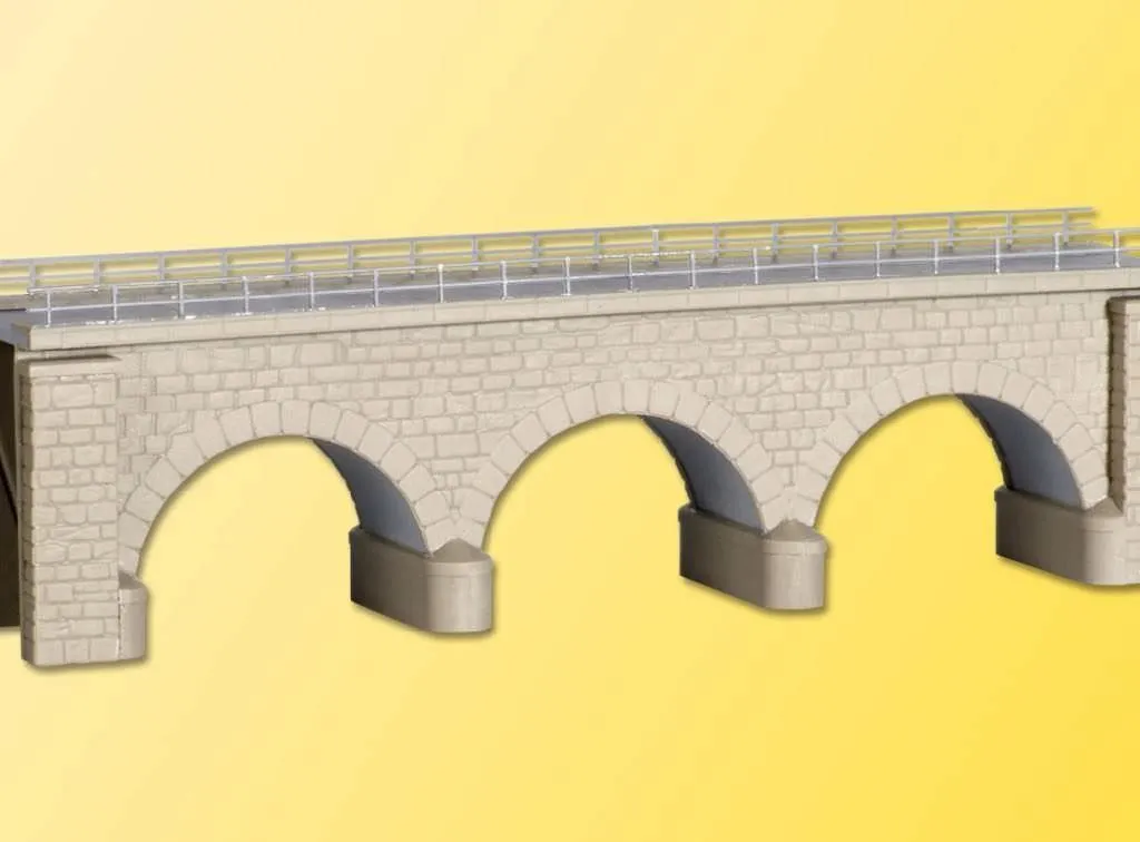 Kibri 37660 - Erzberg-Brücke mit Eisbrecherpfeilern eingleisig N 1:160