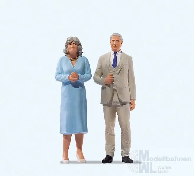 Preiser 65377 - Charles III & Queen Camilla Spur 0