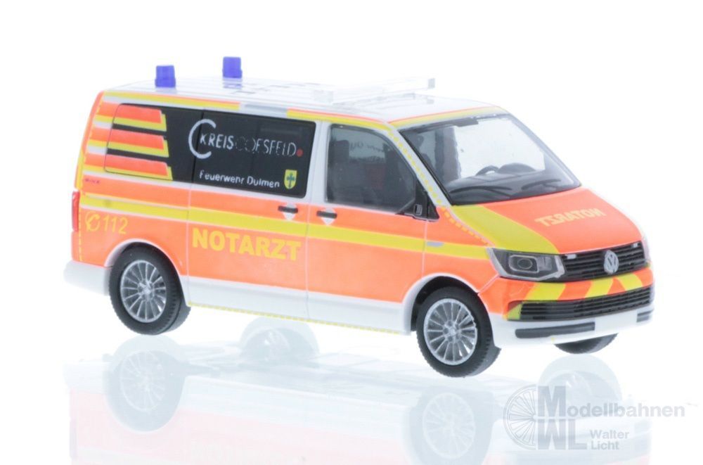 Rietze 53833 - Volkswagen T6 Notarzt FW Dülmen H0 1:87