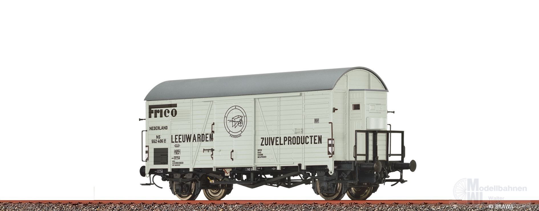 Brawa 47994 - Güterwagen gedeckt NS Ep.III Gms 30 Frico H0/GL