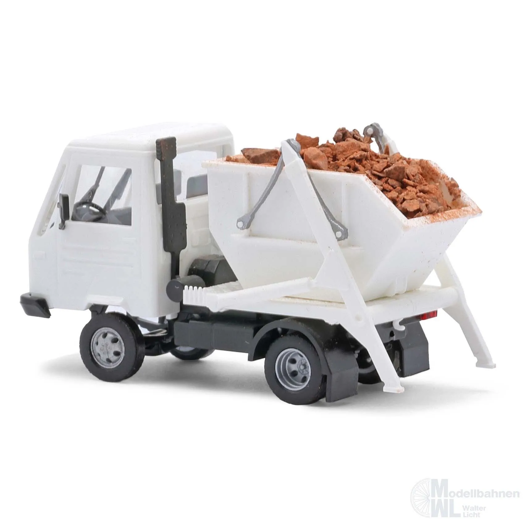 Busch 42239 - Multicar M26 Absetzkipper und Bauschutt H0 1:87