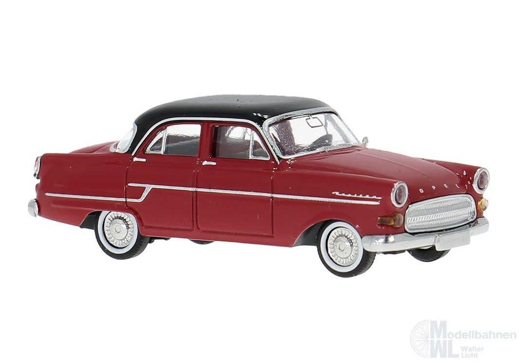 Brekina 20887 - Opel Kapitän ´56 rot/schwarz H0 1:87