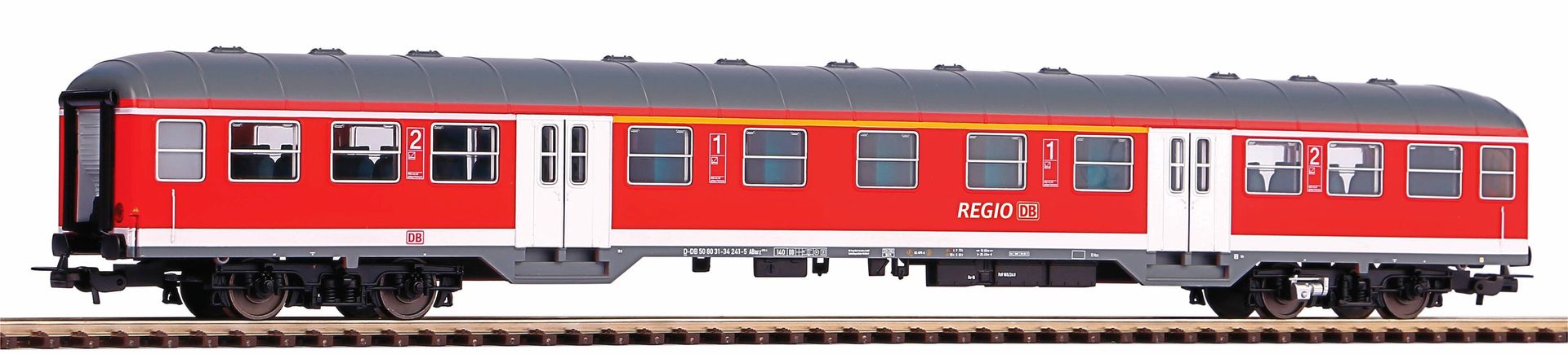 Piko 57676 - Nahverkehrswagen DB AG 1/2.Kl. Ep.VI verkehrsrot H0/GL Piko 57676 - Nahverkehrswagen DB AG 1/2.Kl. Ep.VI verkehrsrot H0/GL