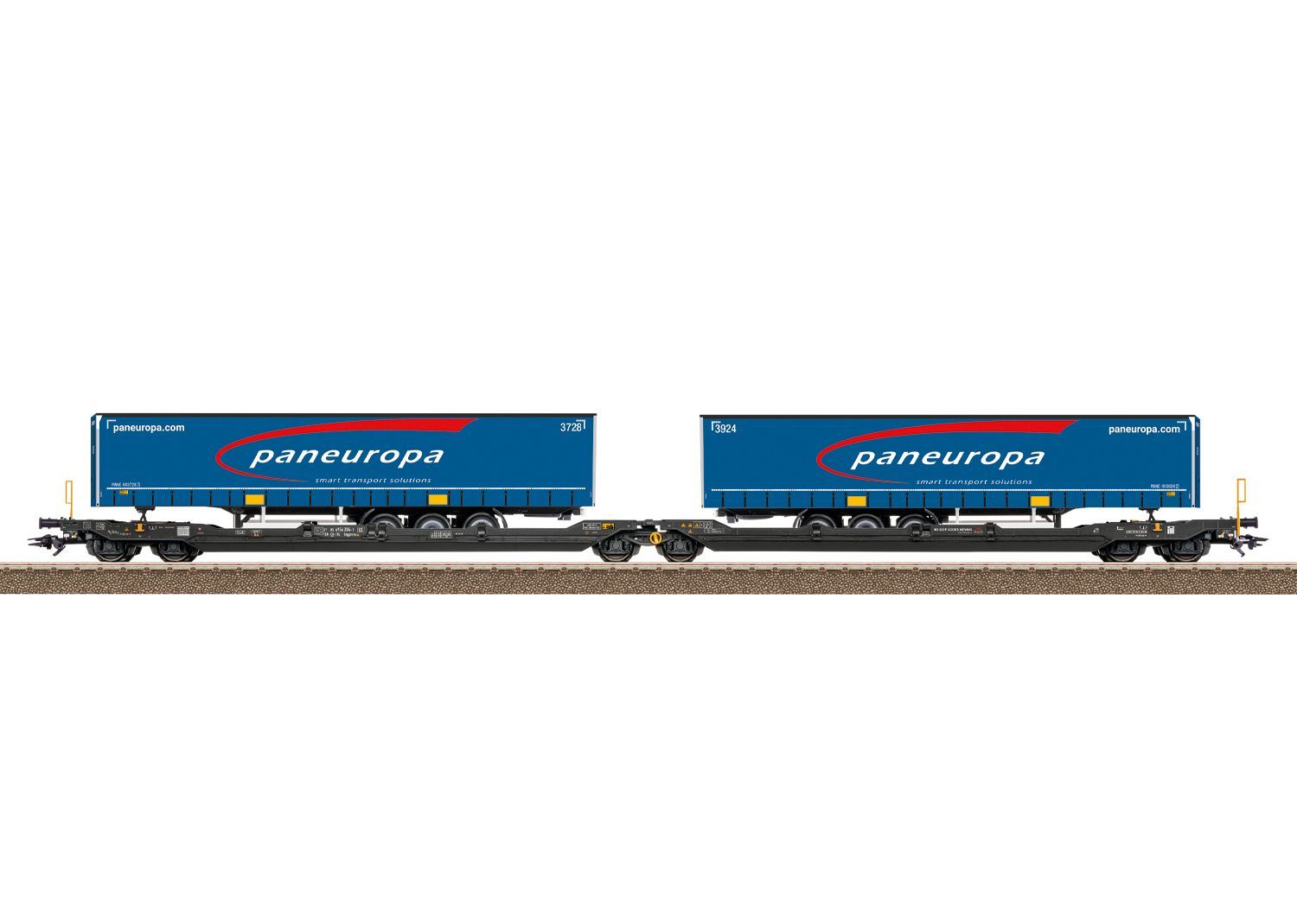 Trix 24476 - Gelenk-Taschenwagen TXL Ep.VI Sdggmrss H0/GL