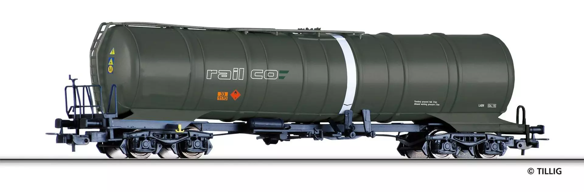 Tillig 77029 - Kesselwagen RAILCO Ep.VI Zacns H0/GL