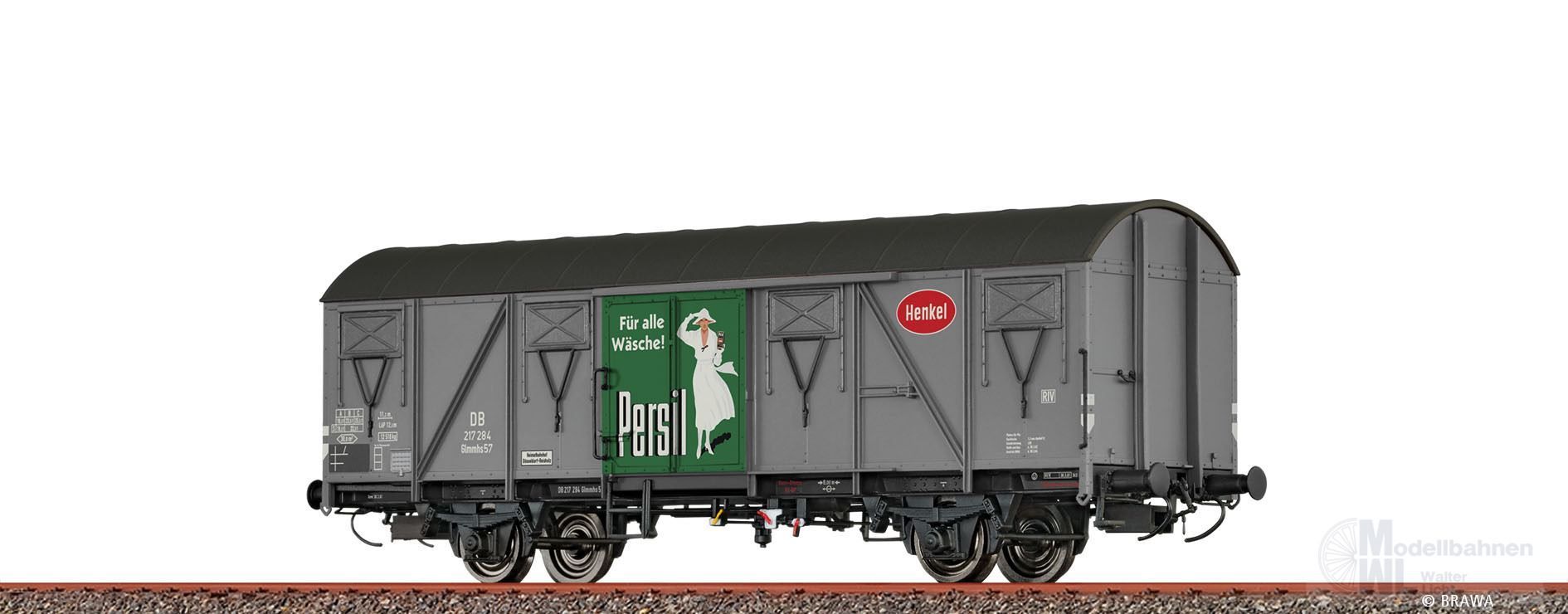Brawa 51354 - Güterwagen ged. DB Ep.III Persil H0/GL