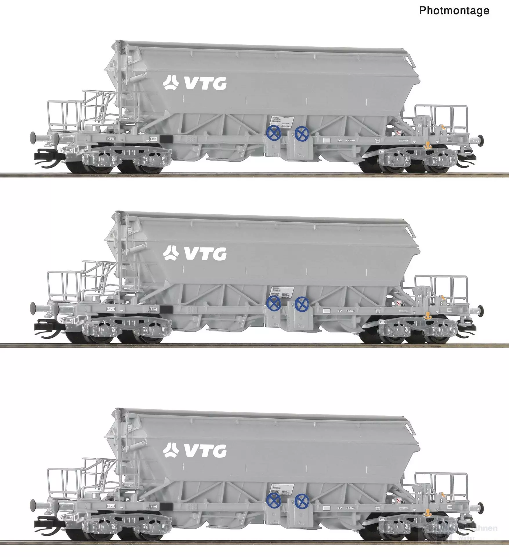 Roco 6680030 - Kaliwagen Set VTG Ep.VI 3.tlg. TT 1:120