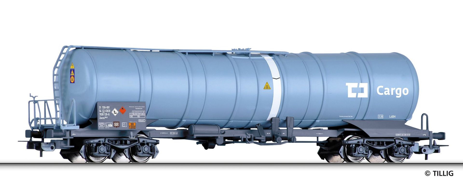 Tillig 76798 - Kesselwagen CD Cargo Ep.VI Zacns H0/GL