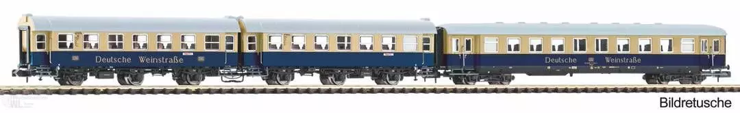 Piko 40630 - Personenwagen Set Weinstraße DB Ep.IV 3.tlg. N 1:160
