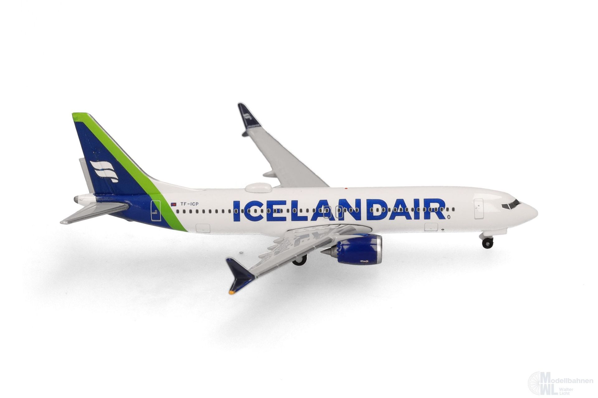 Herpa 538466 - Boeing 737 Max 8 Icelandair green H0 1:500