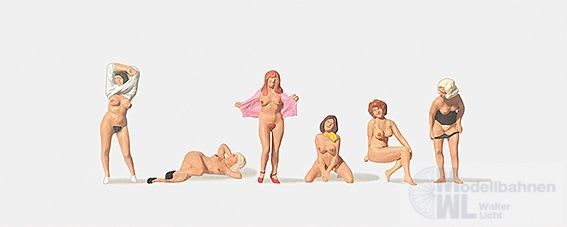 Merten Figuren 212527 - Am FKK-Strand H0 1:87
