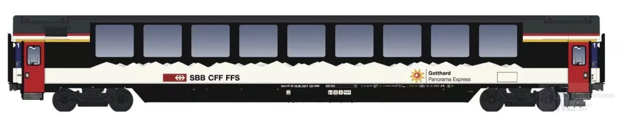 LS Models 47398 - Panoramawagen SBB Ep.VI 1.Kl. New Design H0/GL