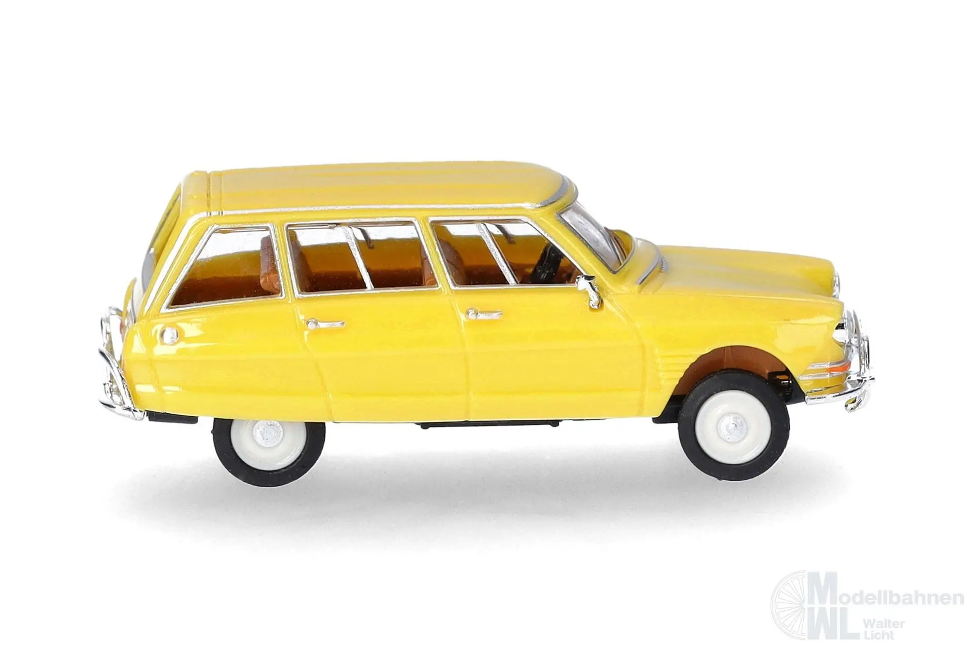 Herpa 027328-005 - Citroen AMI 6 Break, zinkgelb H0 1:87