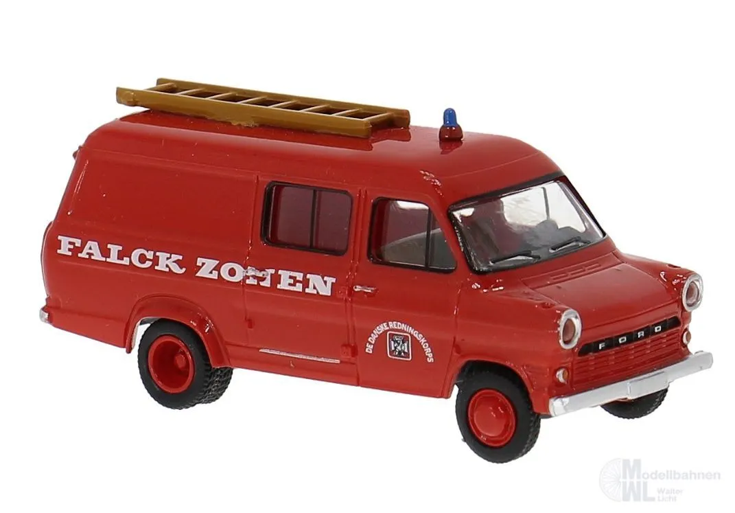 Brekina 34173 - Ford Transit Falck Zonen (DK) H0 1:87
