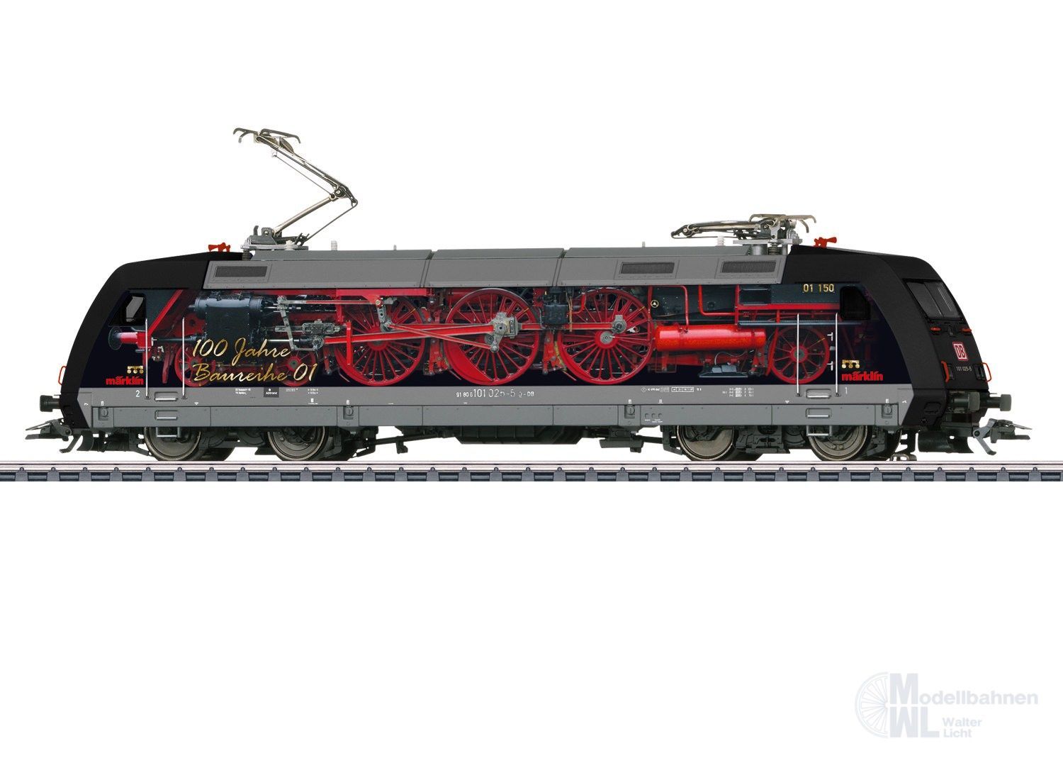 Märklin 39479 - MHI E-Lok BR 101 DB AG Ep.VI 100 Jahre BR 01 H0/WS