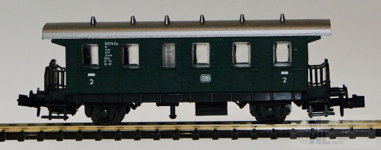 Roco 02200A.1 - ROCO - Spantenwagen DB grün N 1:160