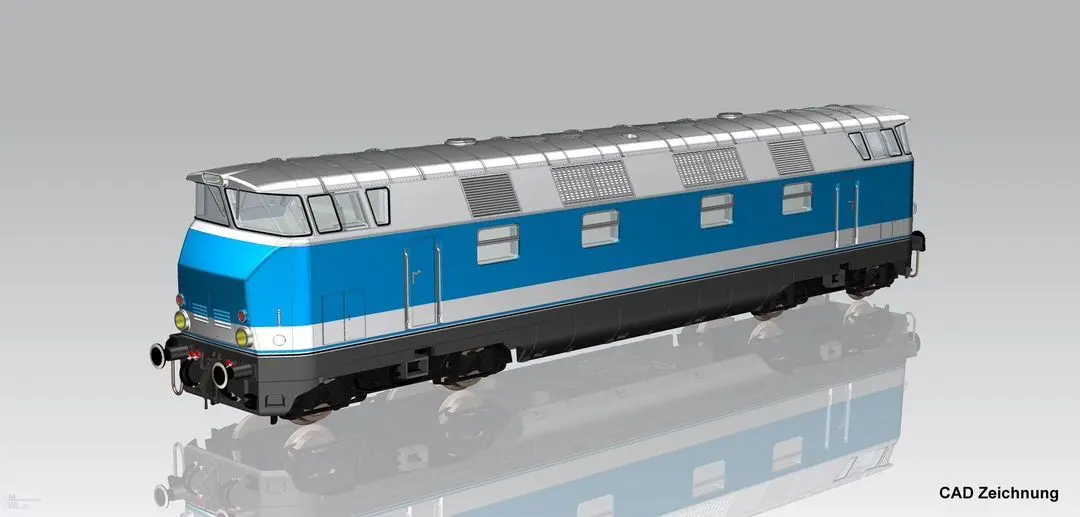 Piko 52586 - Diesellok V200 1001 DR Ep.III Messe Leipzig H0/WS Sound
