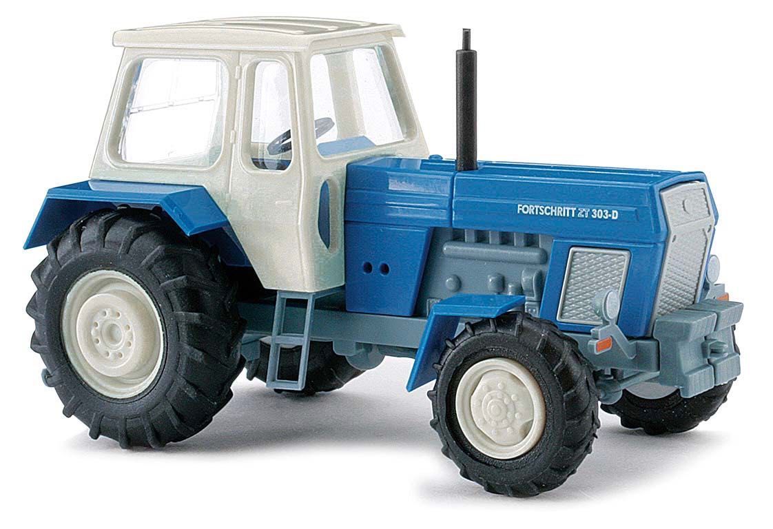 Busch 42847 - Traktor ZT 303 blau H0 1:87