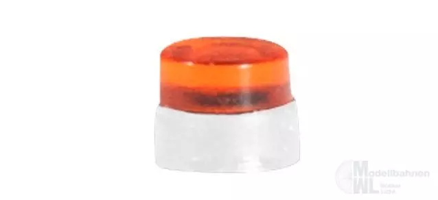 Herpa 053563 - Zubehör flache Rundumleuchten für LKW, orangetransparent