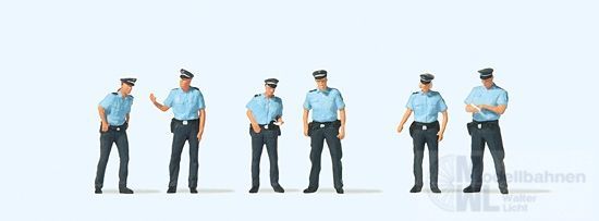 Preiser 10743 - Polizei Sommeruniform Deutschland H0 1:87