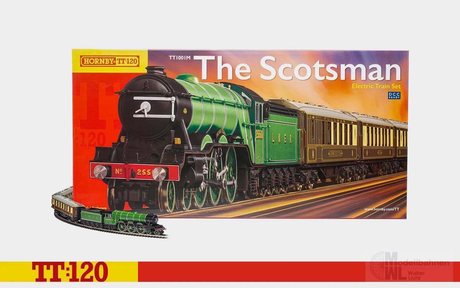 HORNBY TT TT1001AM - The Scotsman Train Set - Era 4 EU-Transformator TT 1:120
