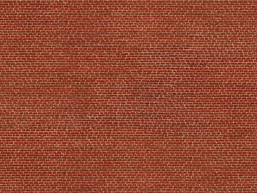 Noch 56610 - 3D-Kartonplatte Klinker rot H0 1:87