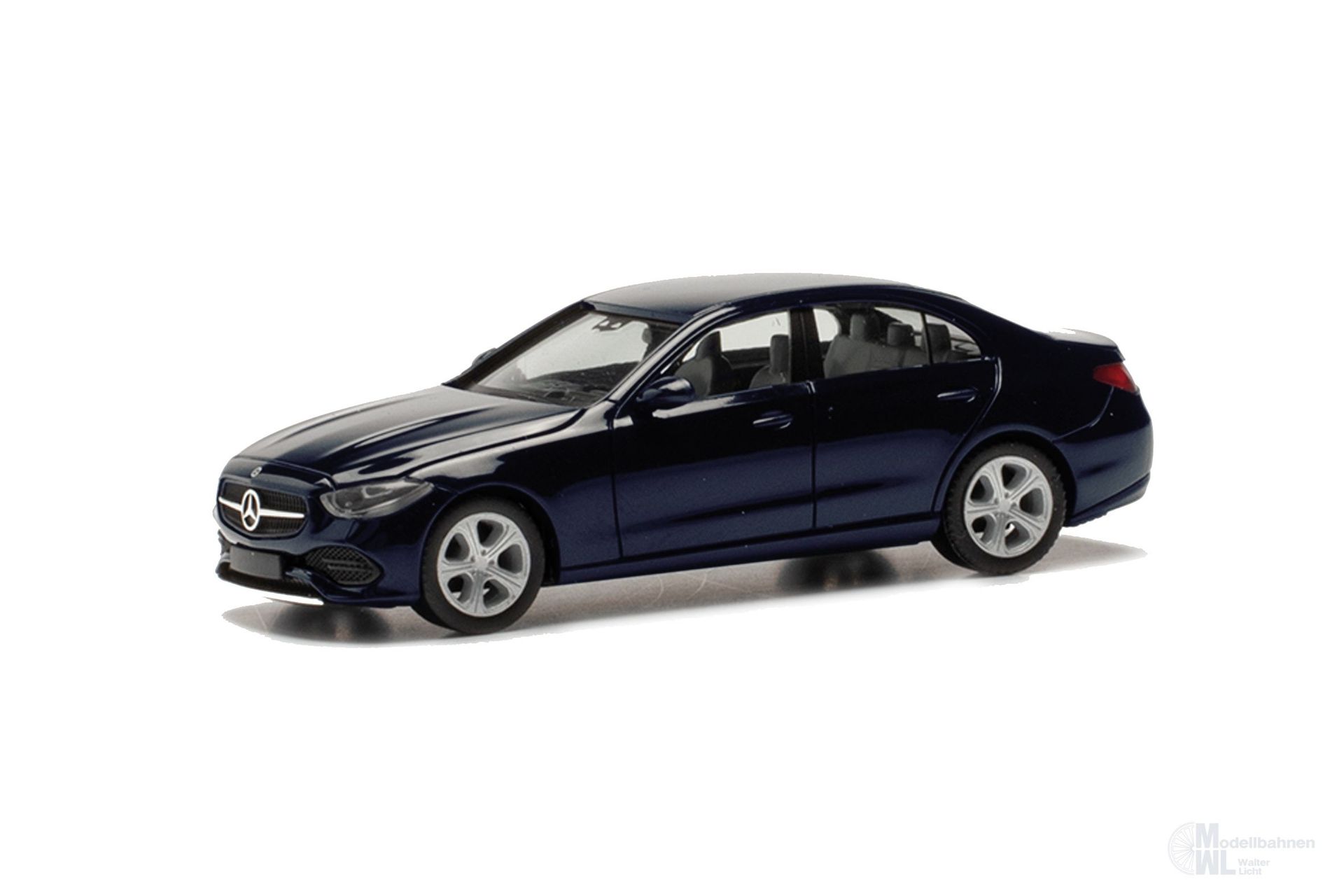 Herpa 421003-003 - Mercedes-Benz C-Klasse Limousine dunkelblau H0 1:87 Herpa 421003-003 - Mercedes-Benz C-Klasse Limousine dunkelblau H0 1:87