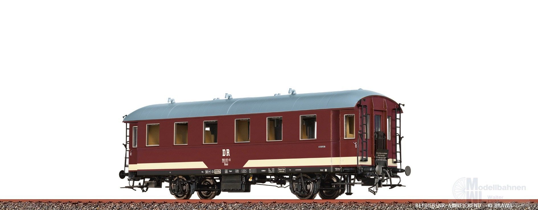Brawa 45547 - Triebwagenbeiwagen DR Ep.IV VB 140 H0/GL Brawa 45547 - Triebwagenbeiwagen DR Ep.IV VB 140 H0/GL