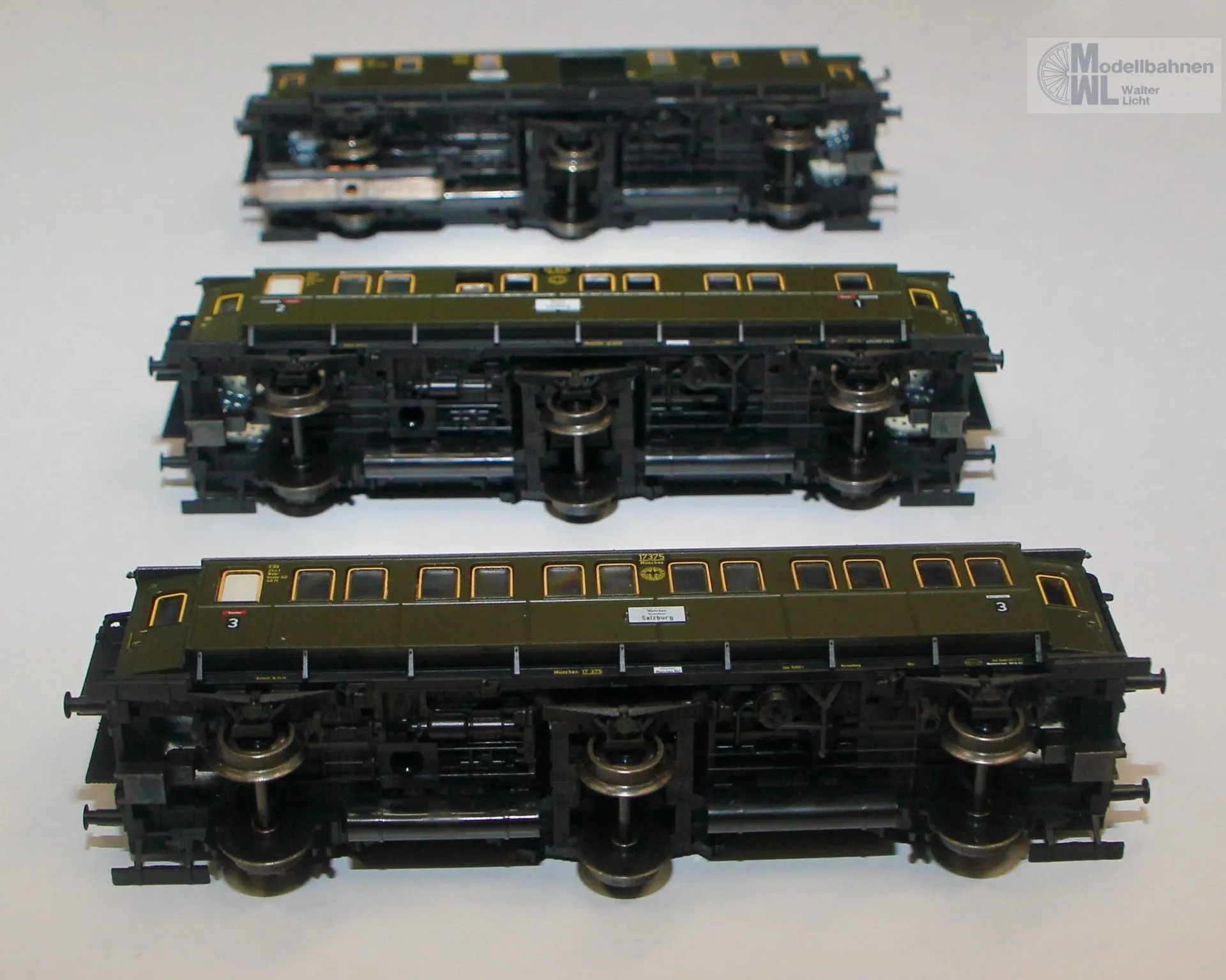 Märklin 43973 - MÄRKLIN - Wagen-Set Oldtimer Personenzug DRG Ep.II 3.tlg. H0/WS