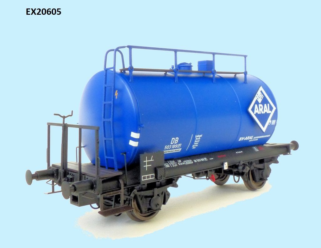 Exact Train 20605 - Kesselwagen DB Ep.III ARAL Blau H0/GL Exact Train 20605 - Kesselwagen DB Ep.III ARAL Blau H0/GL