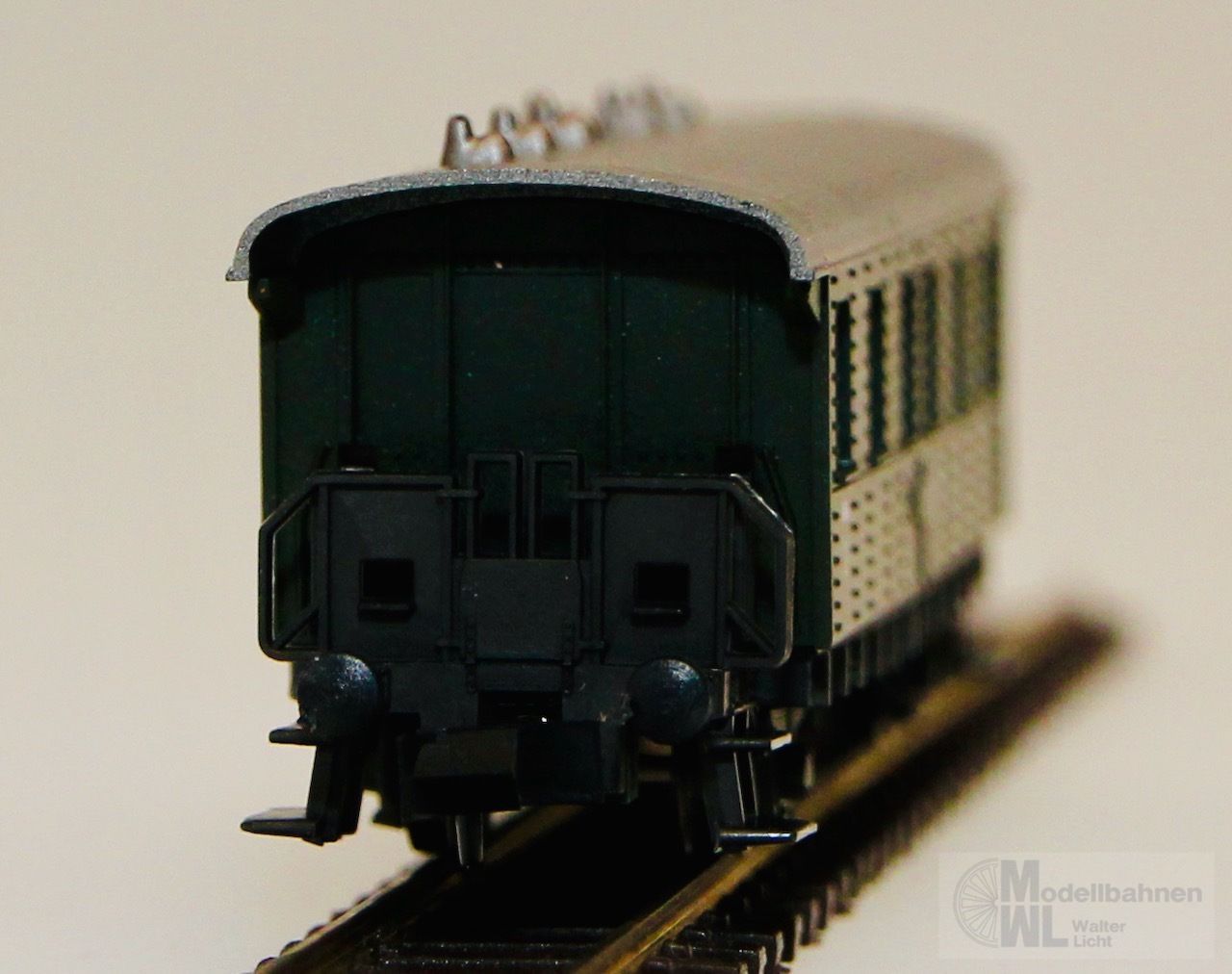 Roco 02200A.1 - ROCO - Spantenwagen DB grün N 1:160