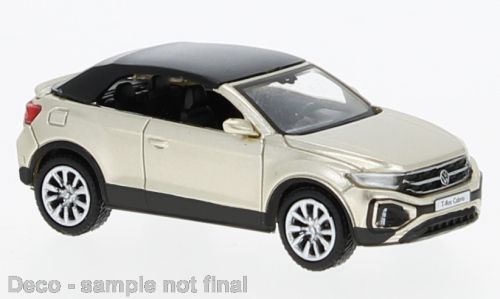 PCX-Models 870600 - VW T-Roc Cabriolet geschlossen metallic-beige 2022 H0 1:87