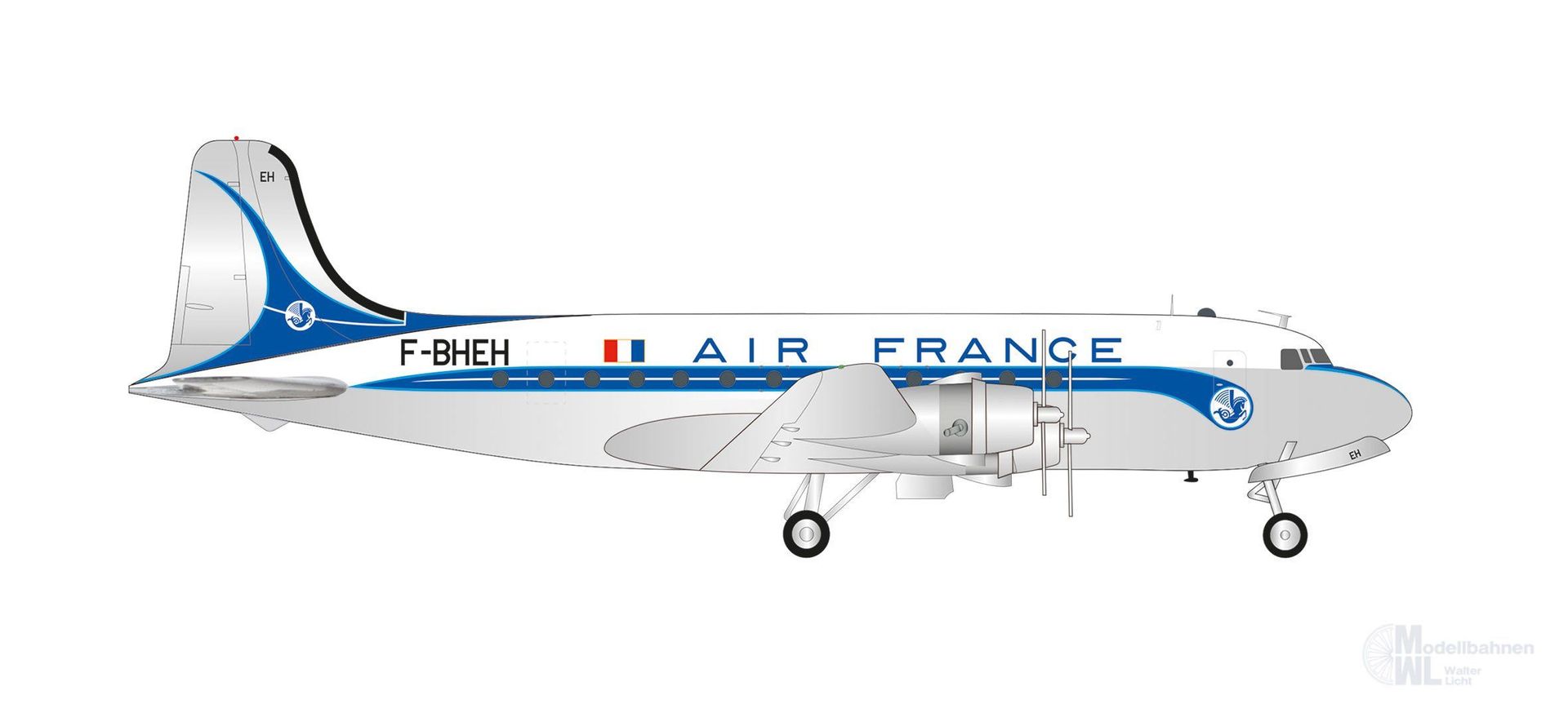 Herpa 571104-001 - Douglas DC-4 Air France 1:200
