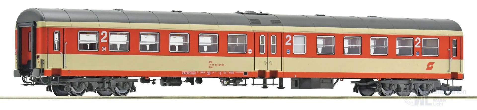 Roco 6200109 - Mitteleinstiegswagen ÖBB Ep.IV/V 2.Kl. H0/GL