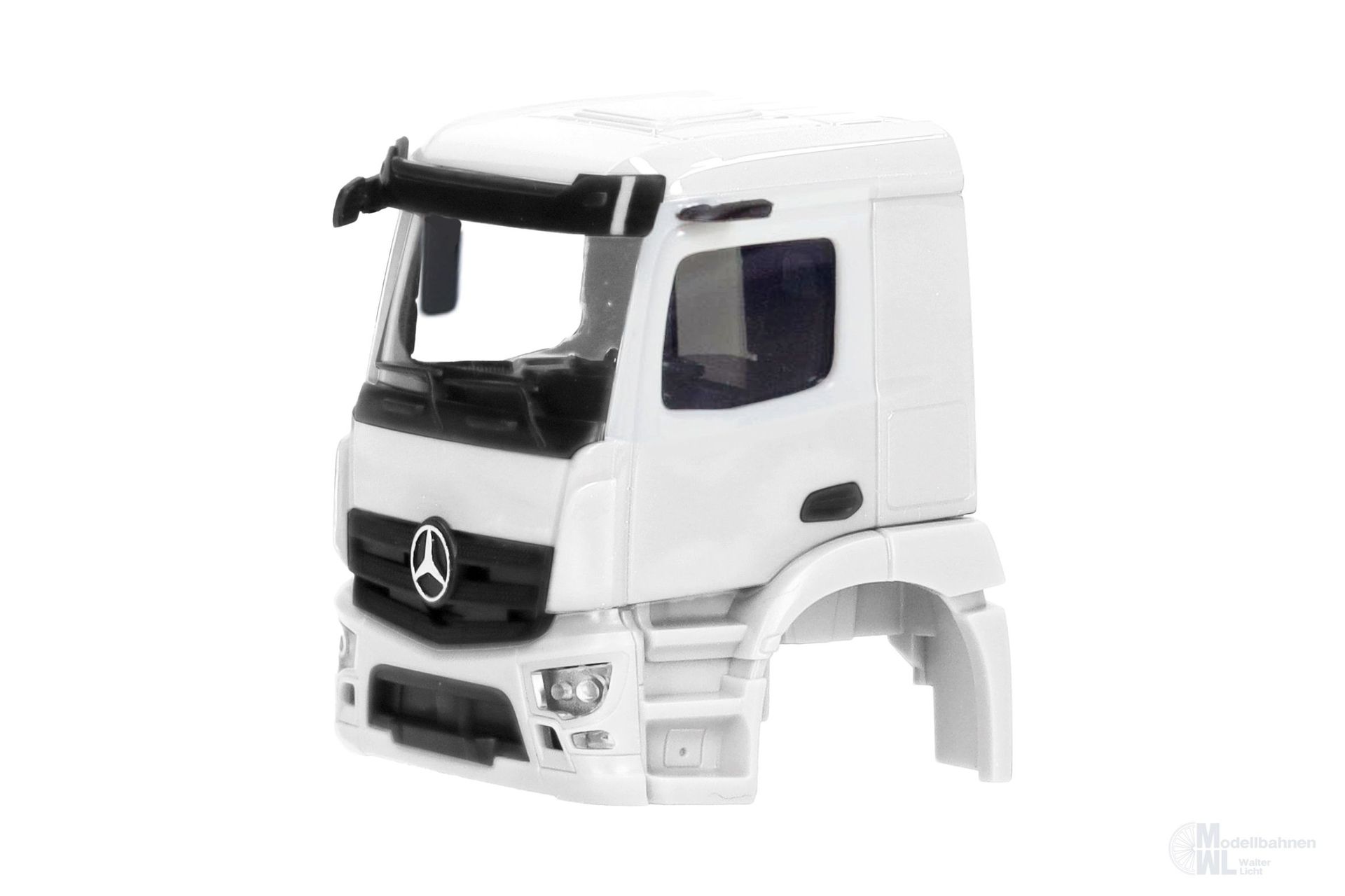 Herpa 086035 - Teileservice FH MB Actros M weiß 2 Stück H0 1:87