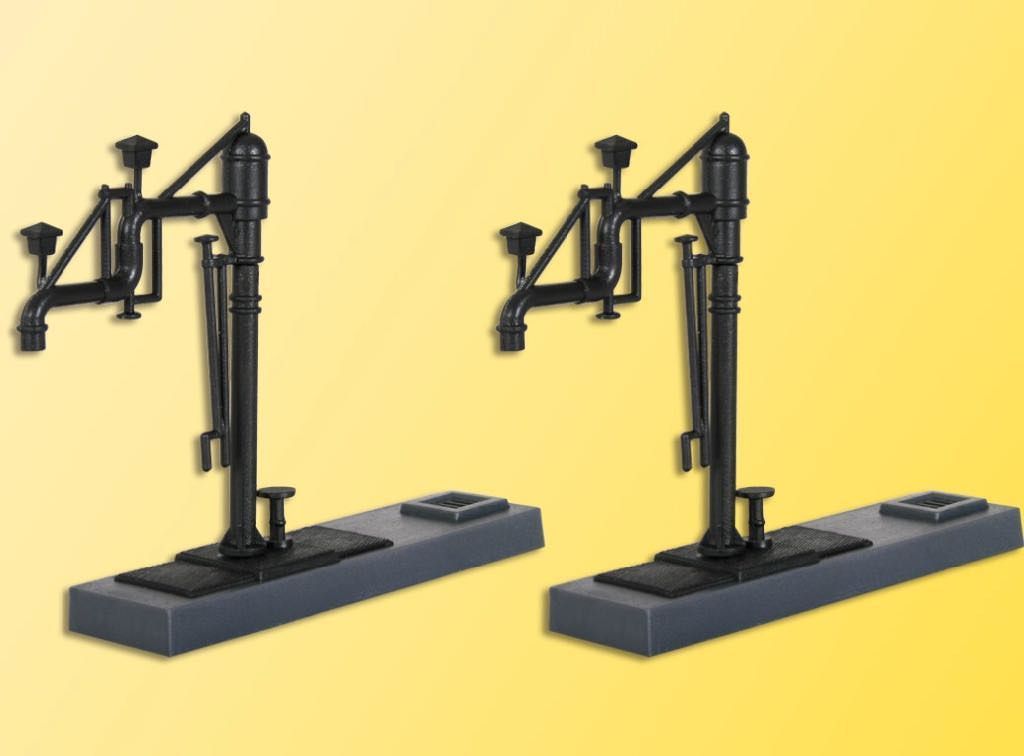 Kibri 37462 - Wasserkran mit Gelenkausleger 2 Stück N 1:160