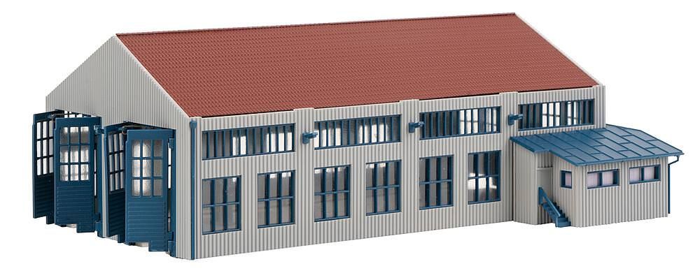 Faller 222107 - Moderner Lokschuppen, 2-ständ N 1:160 Faller 222107 - Moderner Lokschuppen, 2-ständ N 1:160