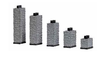 Busch 12387 - 5 Pfeiler Auf-/Abfahrt H0 1:87