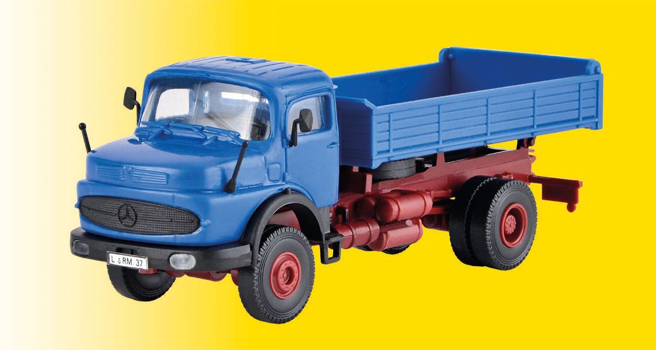 Kibri 14129 - Mercedes-Benz Rundhauber LAK 1620 mit Kipp-Pritsche H0 1:87