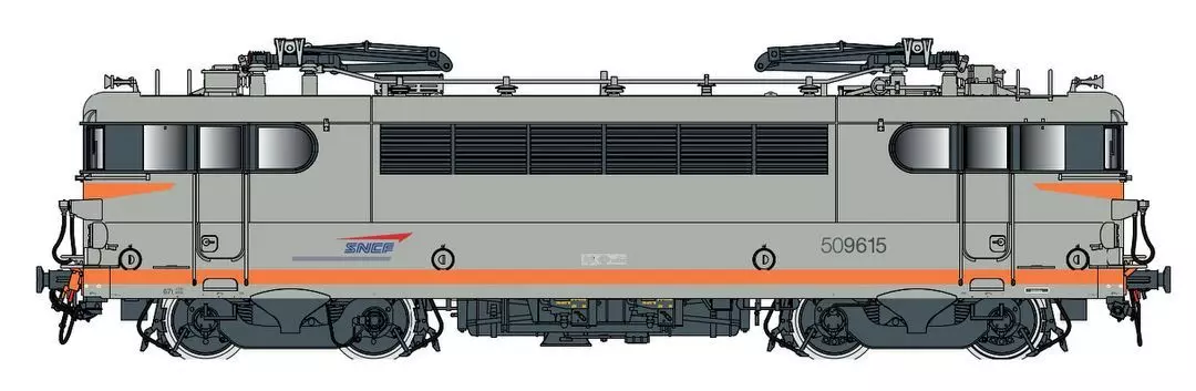 LS Models 10721S - E-Lok Serie BB 509615 SNCF Ep.V beton H0/WS Sound
