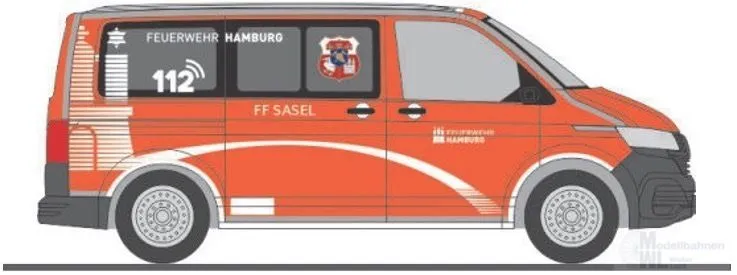 Rietze 53978 - Volkswagen T6.1 FW Hamburg - Sasel H0 1:87