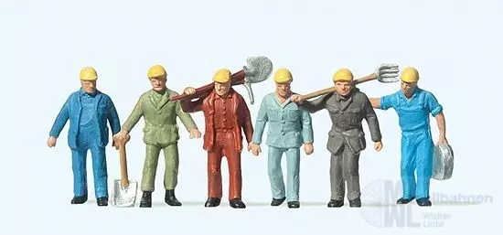 Preiser 14033 - Gleisbauarbeiter H0 1:87