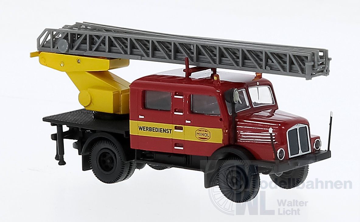 Brekina 71770 - IFA S 4000-1 Doka mit Drehleiter Minol H0 1:87 Brekina 71770 - IFA S 4000-1 Doka mit Drehleiter Minol H0 1:87