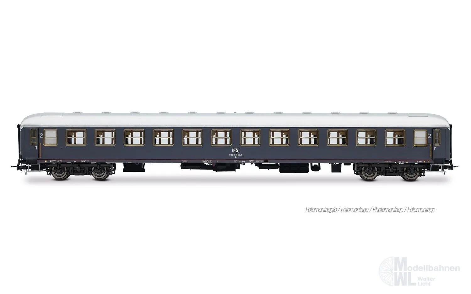 Rivarossi 4429 - Personenwagen Set FS Ep.IV 2.tlg. MD 50 H0/GL