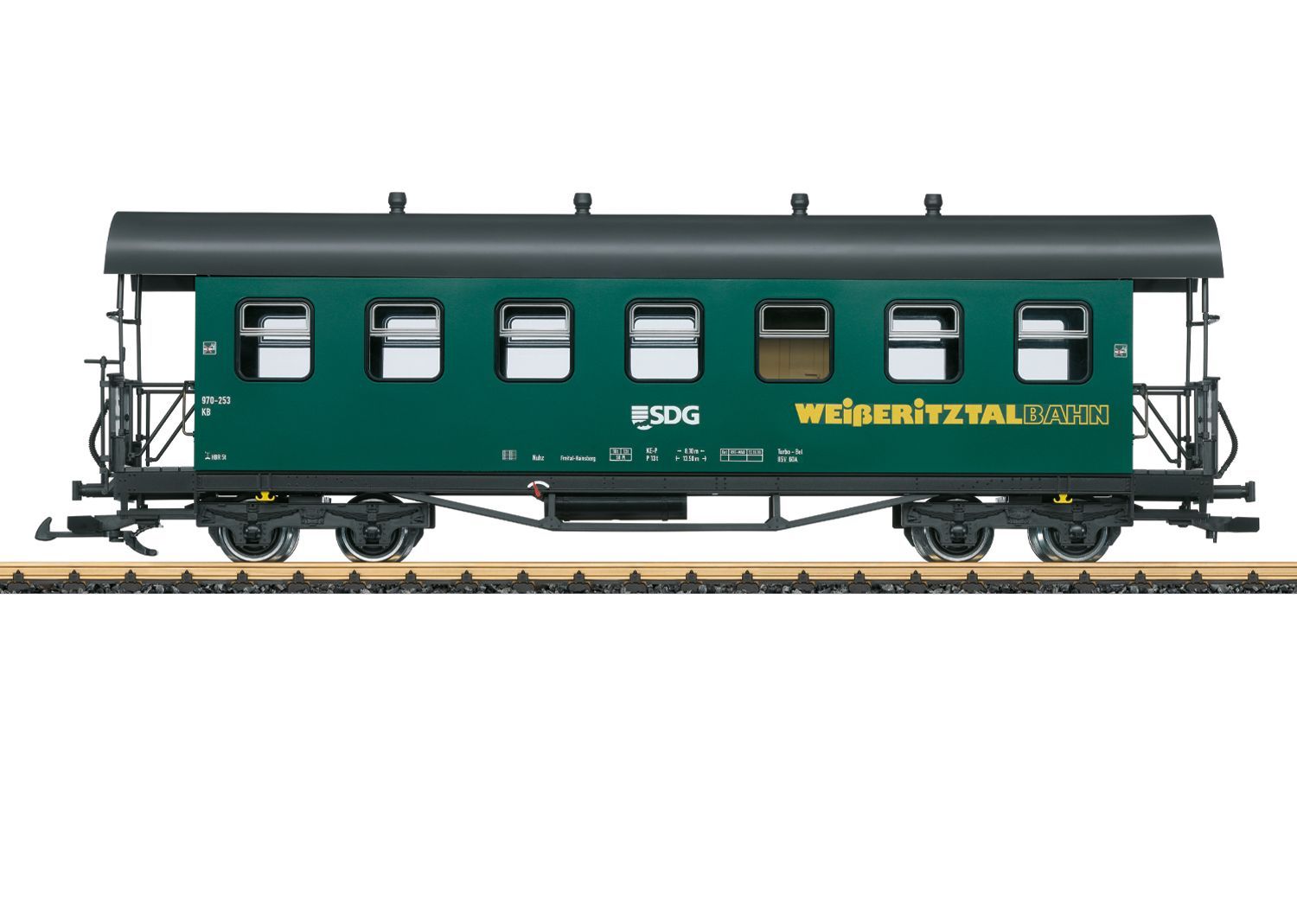 LGB 31390 - Personenwagen SDG Ep.VI Weißeritztalbahn KB 970-253 Spur G
